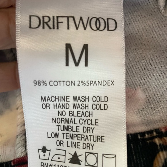 Driftwood corduroy jean jacket with floral print. - Picture 6 of 6